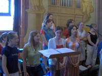 Az ifjúsági énekkar Az ifjúsági énekkar